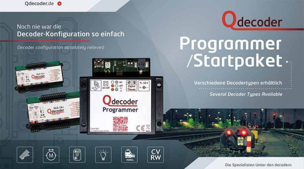 Startpaket Qdecoder mit 2 x ZA2-16+ deLuxe