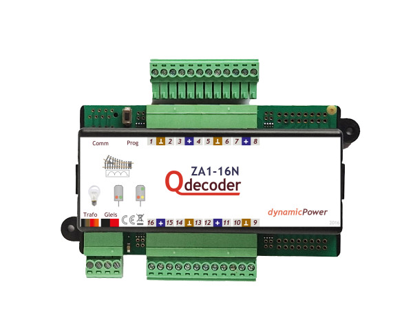 Magnetweichendecoder Qdecoder ZA1-16N dlx