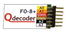 Qdecoder F0-8+ Funktionsdecoder